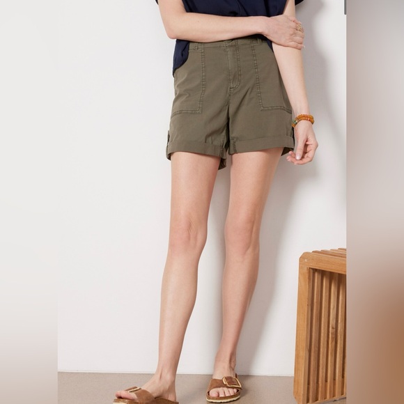 Sanctuary Pants - Sanctuary Switchback Cuffed Shorts, Small